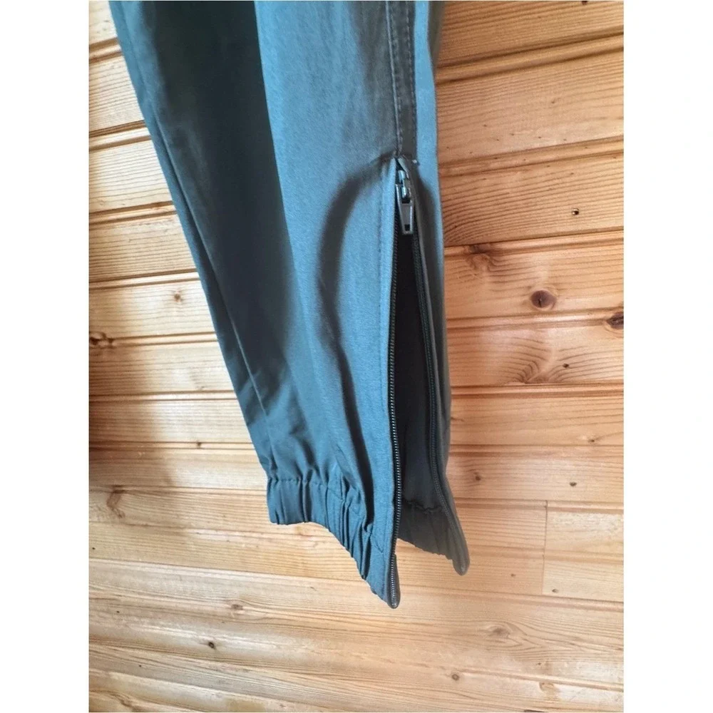 Old Navy Joggers Stretchtech Green Medium Tall Athleisure Nylon Workout Gym